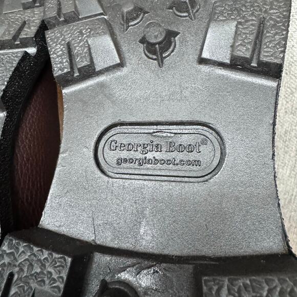 Georgia Boot Homeland Waterproof Wellington Work Boot Brown Men's Sz 13 - Picture 14 of 15